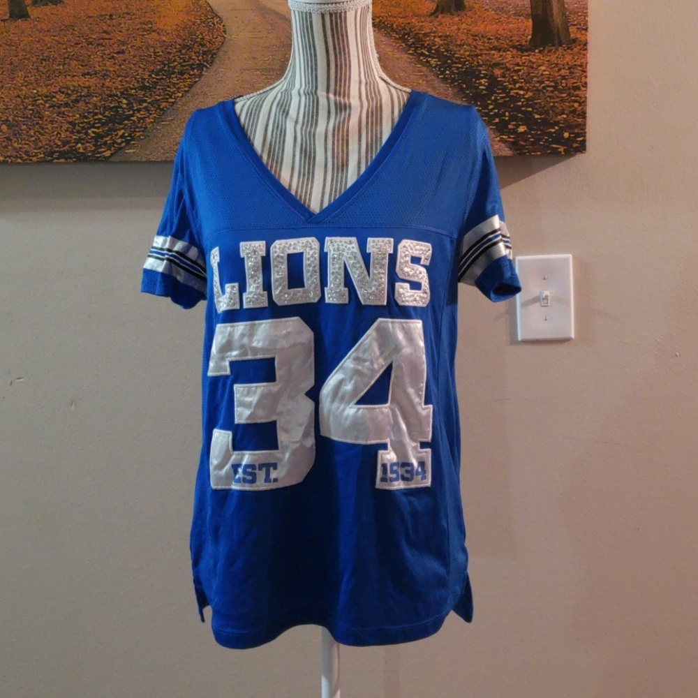 VS Pink Detroit Lions bling